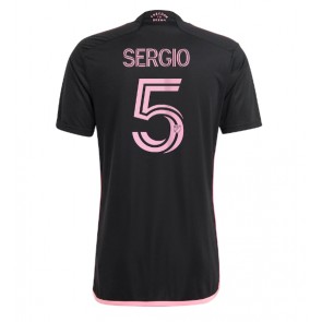 Inter Miami Sergio Busquets #5 Venkovní Dres 2024-25 Krátký Rukáv